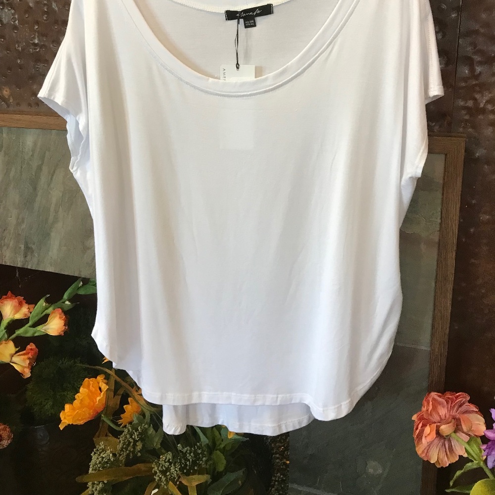 Yana K  white rayon spandex
